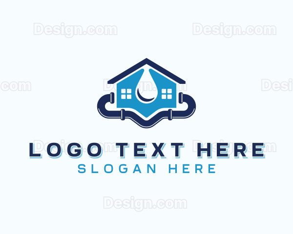 House Plumber Handyman Logo