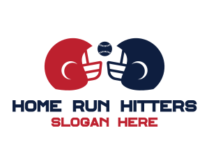 Baseball Sports Helmet logo