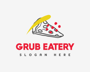 Modern Pizzeria Restaurant logo design