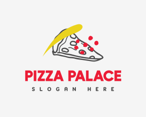 Modern Pizzeria Restaurant logo design