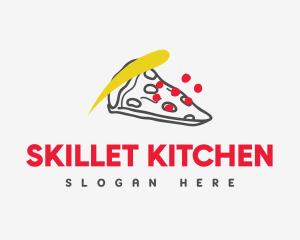 Modern Pizzeria Restaurant logo design