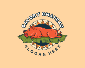 Filipino Roasted Pig Restaurant logo design