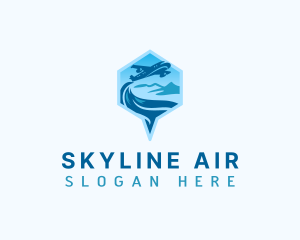 Travel Plane Flight Logo