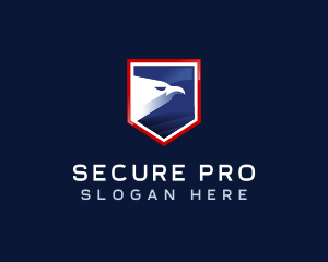 Eagle Security Shield logo design