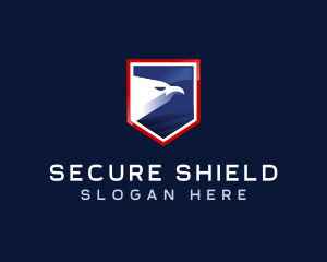 American Eagle Security Shield logo design