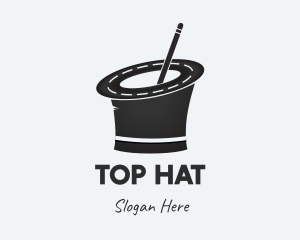 Road Magician Hat logo design