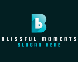 Business Letter B logo design