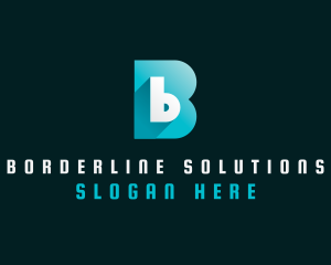 Business Letter B logo design