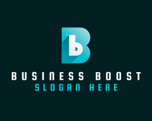 Business Letter B logo design