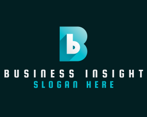 Business Letter B logo design