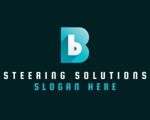 Business Letter B logo design