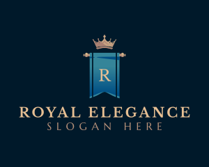 Royal Crown Banner logo design