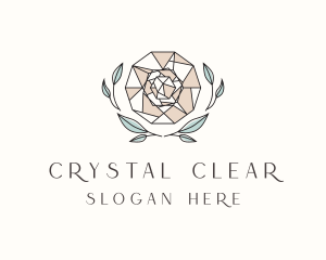 Gemstone Crystal Jewelry logo design