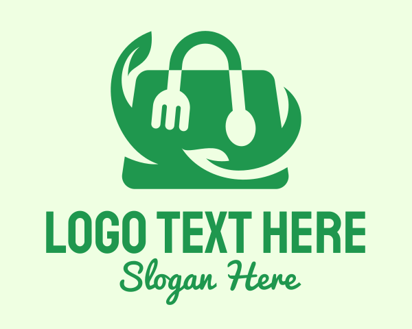 Vegan Food logo example 2