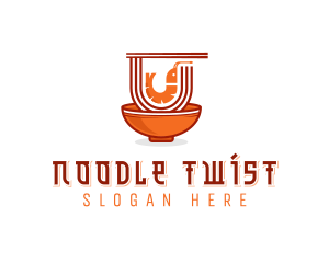 Prawn Noodle Cuisine logo design