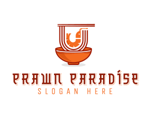 Prawn Noodle Cuisine logo design