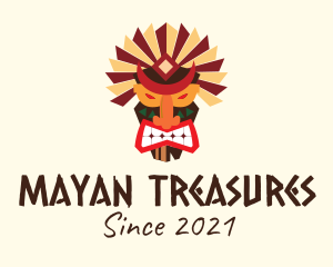 Fierce Tiki Mask logo design