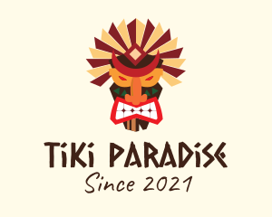 Fierce Tiki Mask logo design