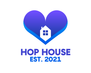 Heart Shelter House  logo design