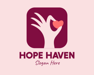 Hand Heart Dating App logo