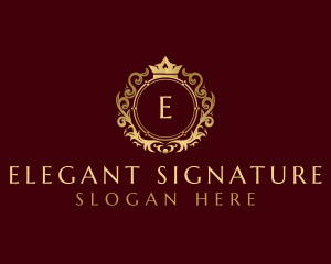 Elegant Royal Crown   logo design