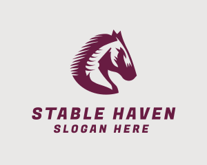 Medieval Stallion Shield logo