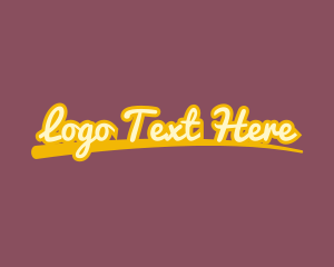 Bright Cursive Business logo