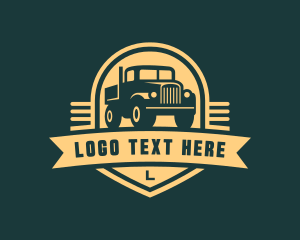 Trucking Cargo Transport Logo