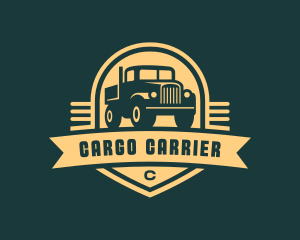 Trucking Cargo Transport logo design