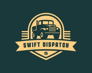 Trucking Cargo Transport logo design