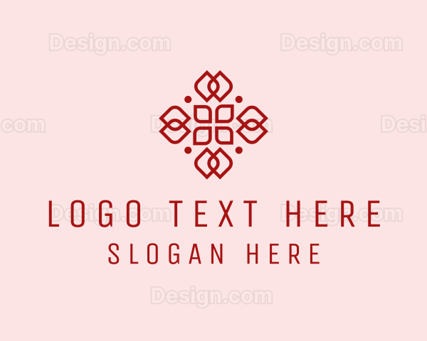 Flower Petals Pattern Logo