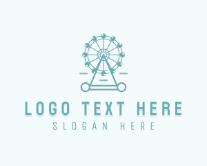 Ferris Wheel Theme Park  logo