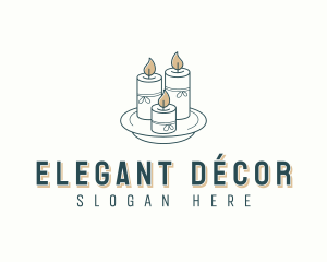 Candlestick Home Decor  logo design