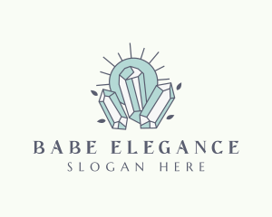 Elegant Crystals Jewelry  logo design