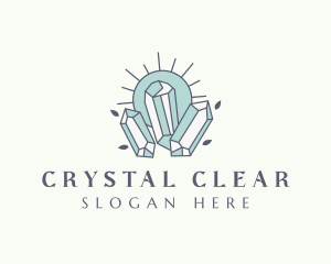 Elegant Crystals Jewelry  logo design