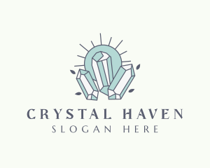 Elegant Crystals Jewelry  logo design