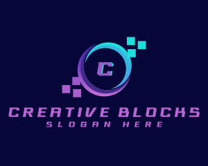 Digital Pixel Programming logo design