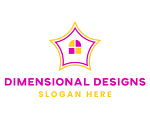 Colorful Design House logo design