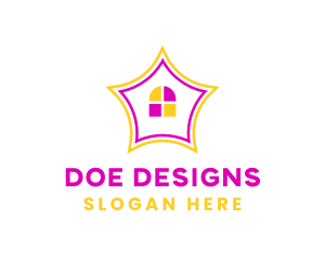 Colorful Design House logo design