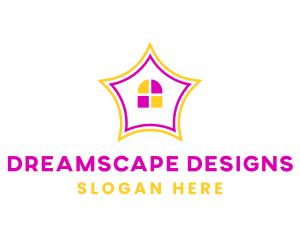 Colorful Design House logo design