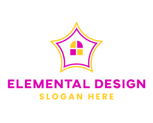 Colorful Design House logo design