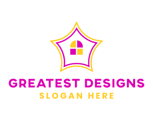 Colorful Design House logo design