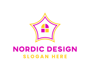 Colorful Design House logo design