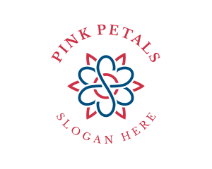 Flower Petal Botanical logo design