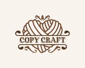 Heart Yarn Crafts logo design