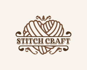 Heart Yarn Crafts logo design