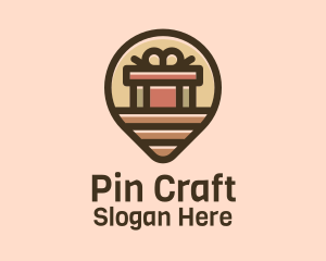 Gift Factory Location Pin logo