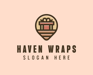 Gift Factory Location Pin logo