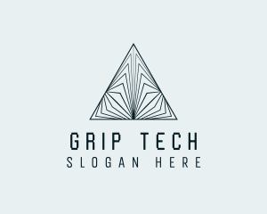 Pyramid Tech Developer logo design