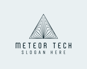 Pyramid Tech Developer logo design